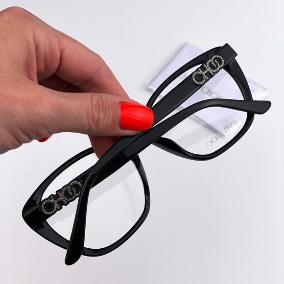 Jimmy Choo JC252/F 807 Eyeglasses Black Square Women main image 10